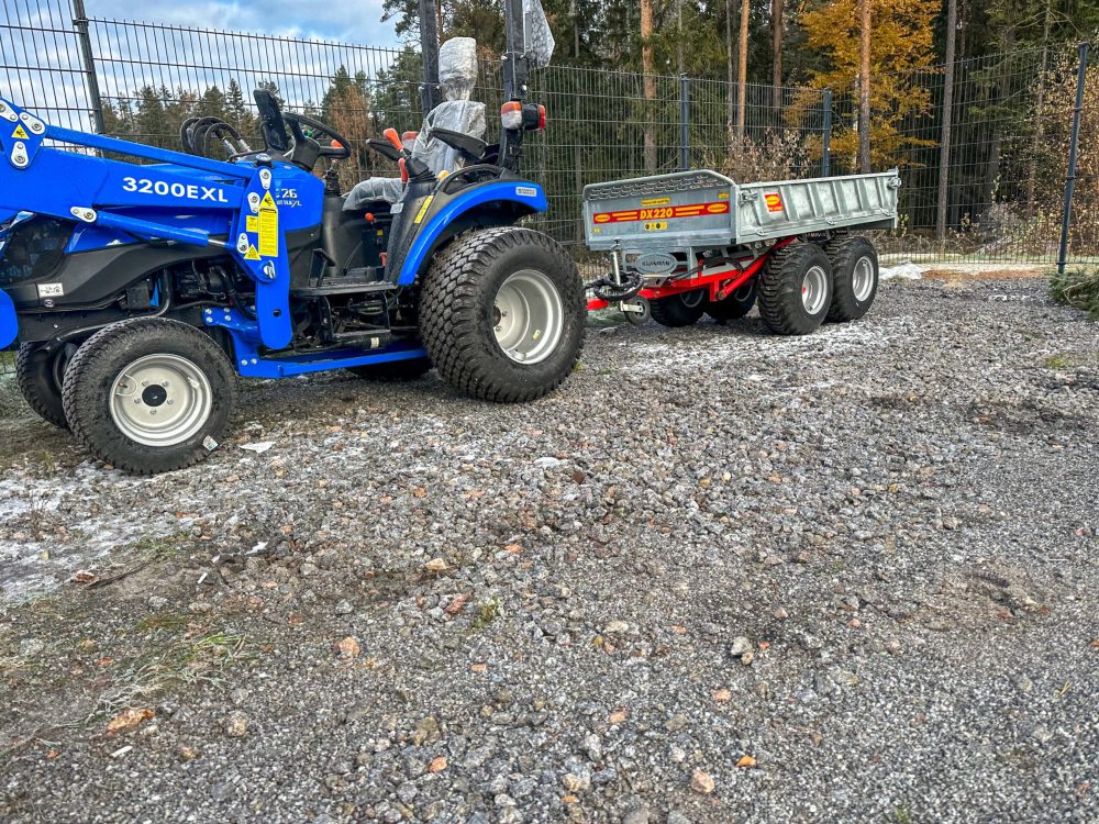 peräkärry kranman dx220