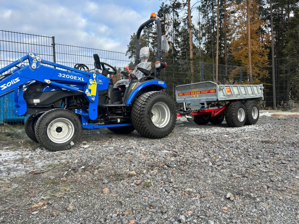 peräkärry kranman dx220