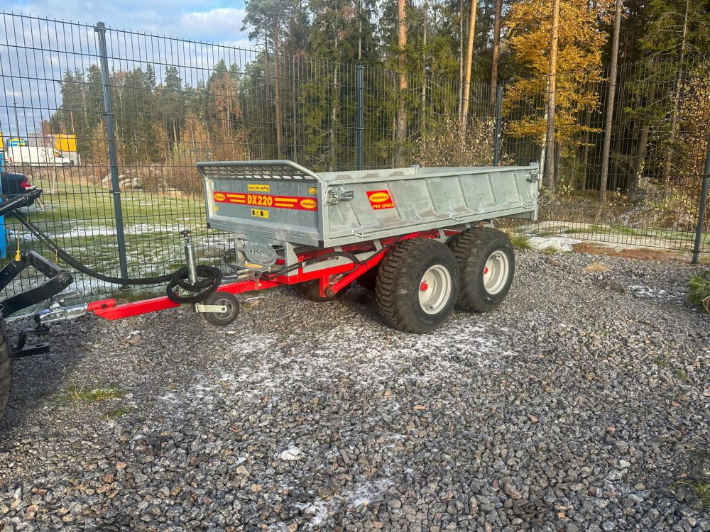 peräkärry kranman dx220