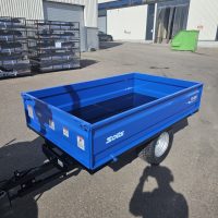 peräkärry hydraulisella kipillä 1000kg