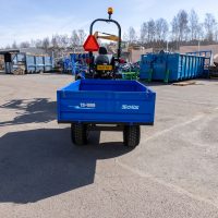peräkärry hydraulisella kipillä 1000kg