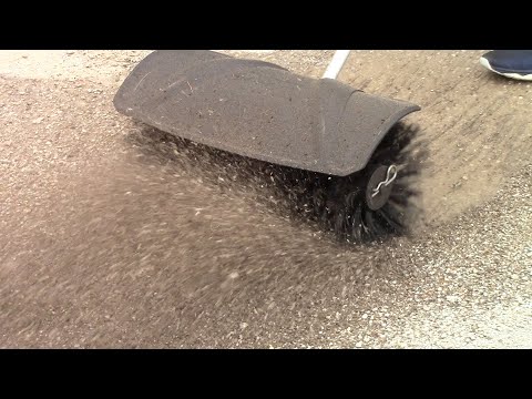 EGO Bristle Brush - Street Sweeper Test